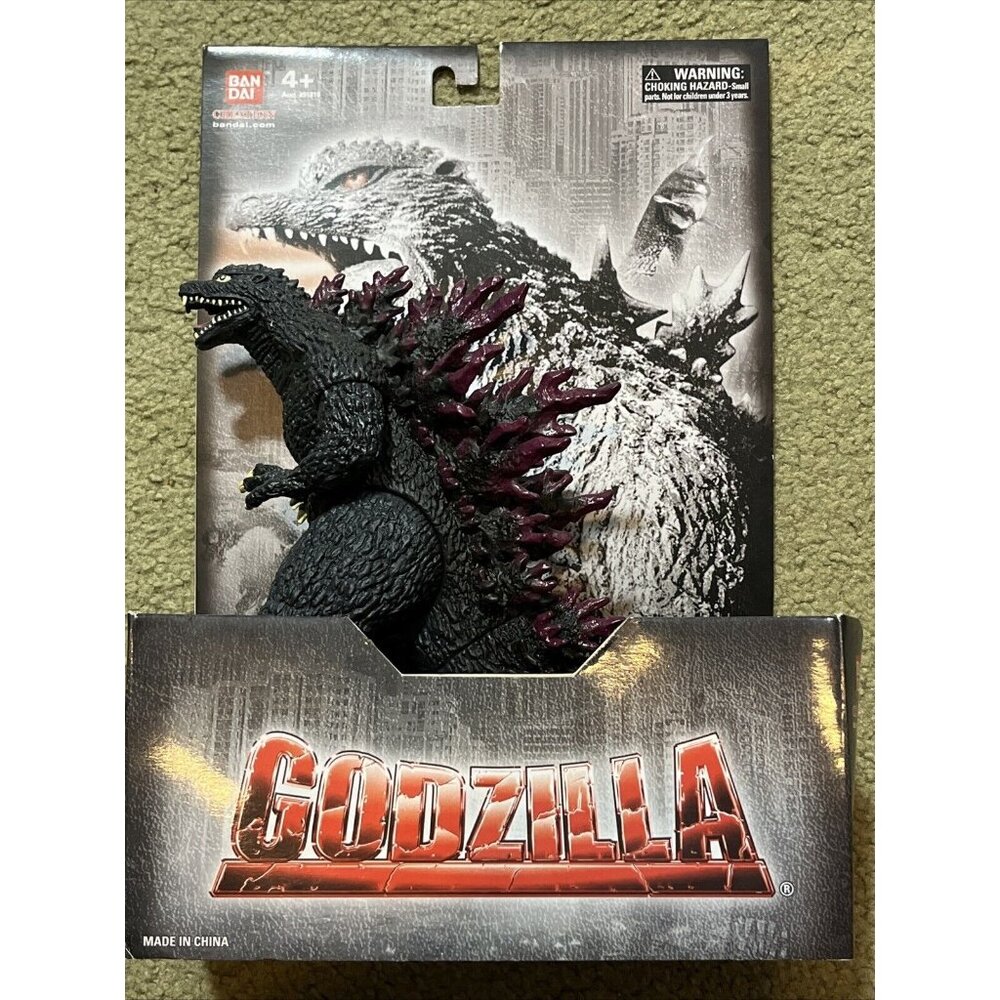 2009 BANDAI TOYS GODZILLA 6.5” CLASSIC Millennium FIGURE NEW Sealed 12” Long Box